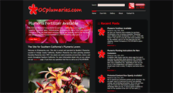 Desktop Screenshot of ocplumerias.com